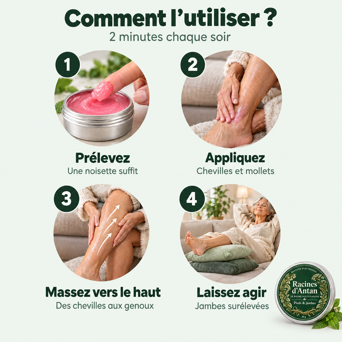 Comment utiliser le baume en 4 étapes