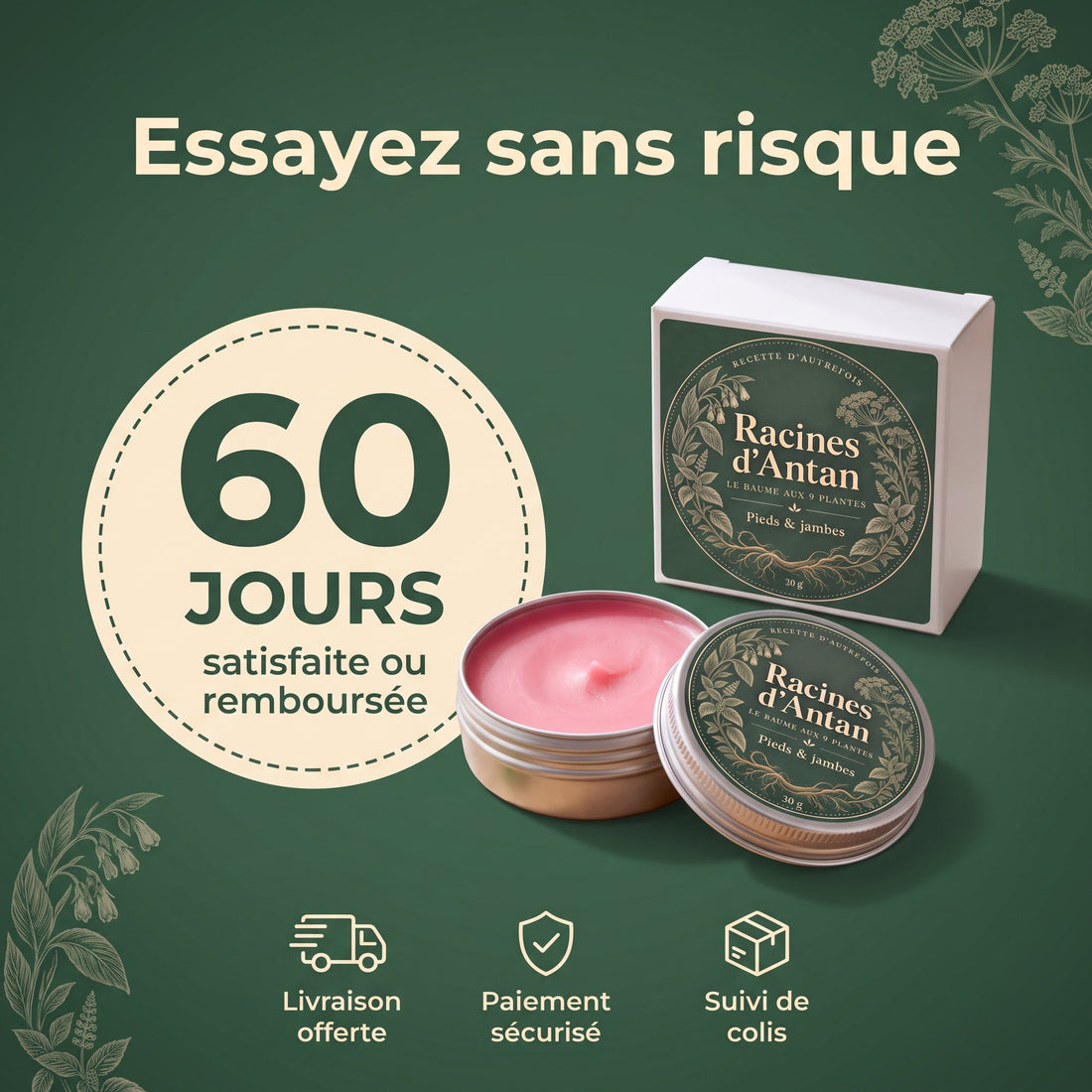 Garantie satisfaite ou remboursée 60 jours